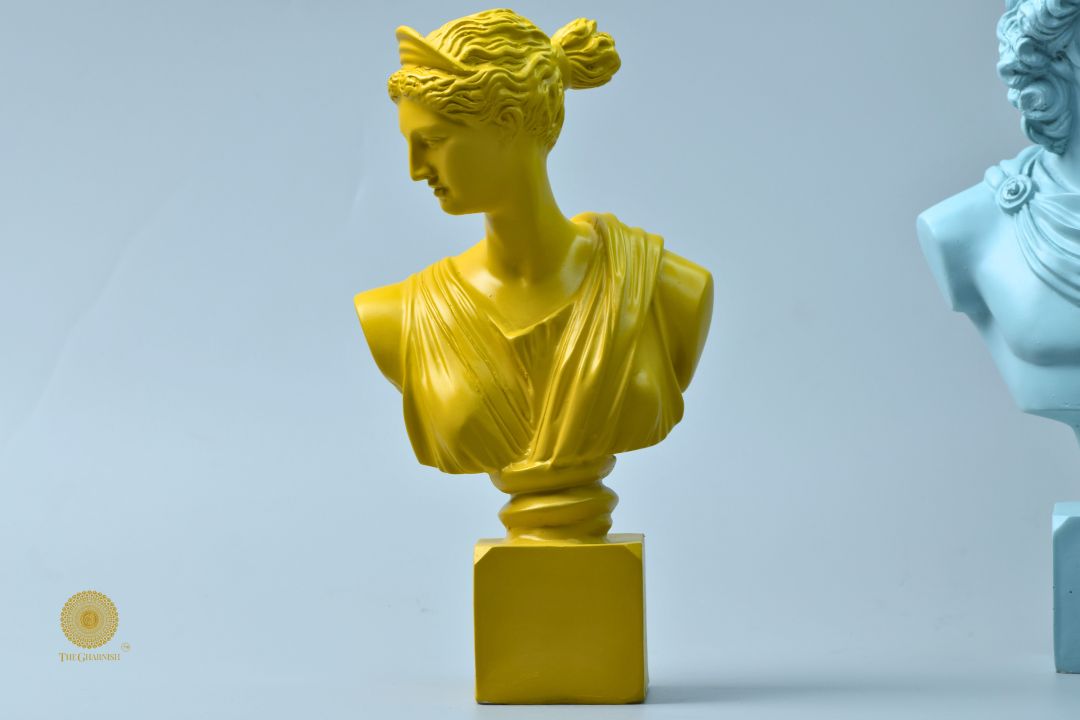Donna Roman Lady Sculpture (6x12 Inches) - The Gharnish - A Unit of Satkala Creations