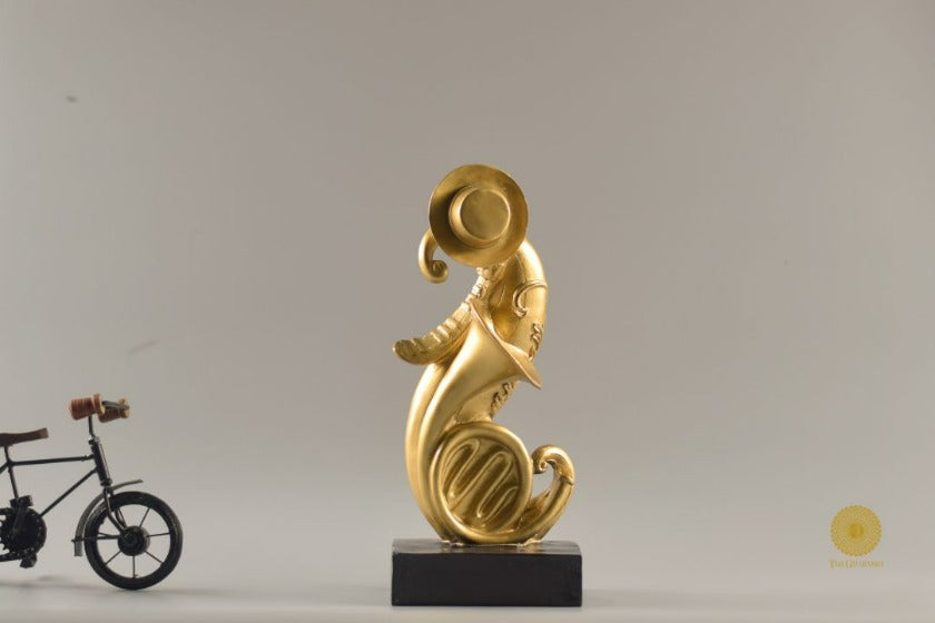 Fushion Trumpet Musical Instrument Statue - The Gharnish - A Unit of Satkala Creations