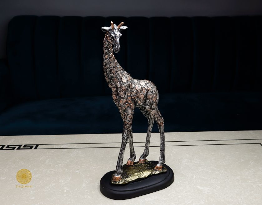 Antique Girraffe Table Top Sculpture - The Gharnish - A Unit of Satkala Creations