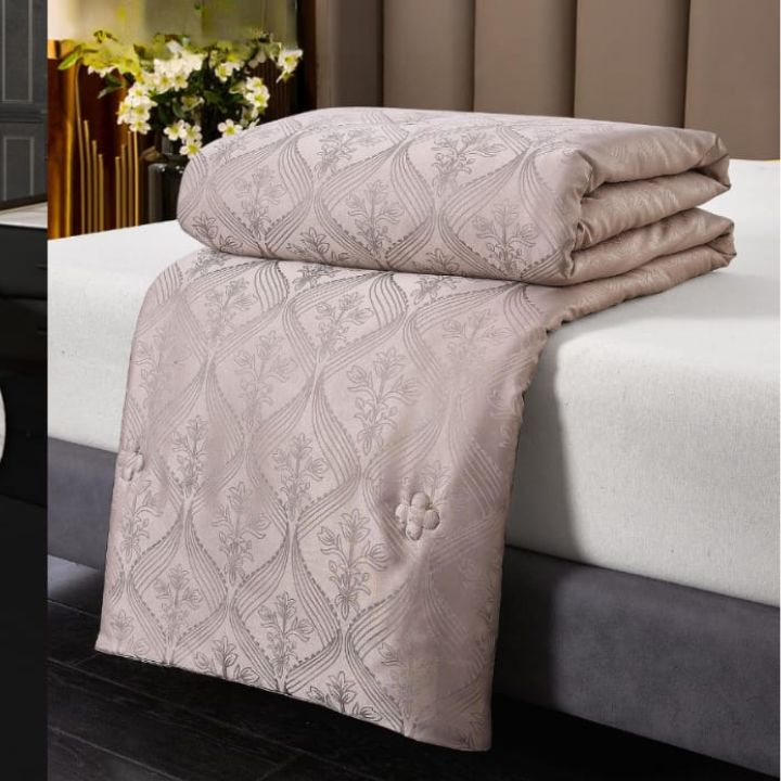 4-Piece Jacquard Fabric Comforter Set – Luxurious Elegance for Your Bedroom - The Gharnish - A Unit of Satkala Creations