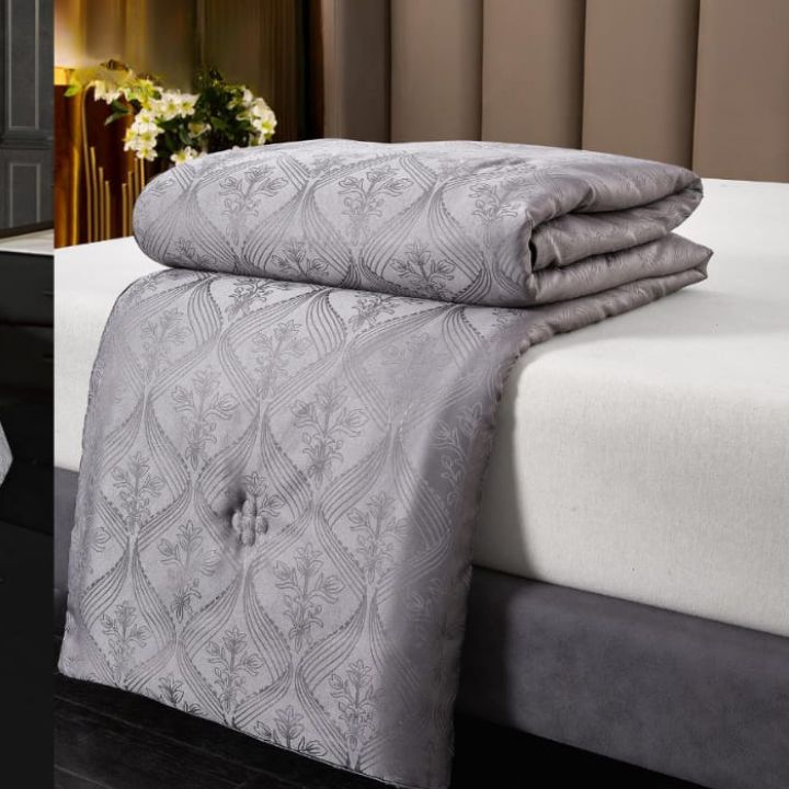 4-Piece Jacquard Fabric Comforter Set – Luxurious Elegance for Your Bedroom - The Gharnish - A Unit of Satkala Creations