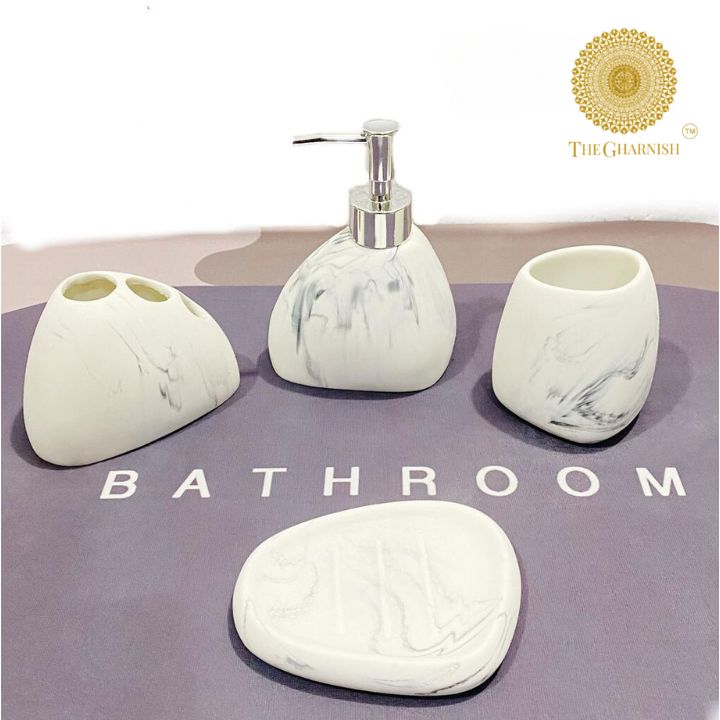 Upgrade your bathroom or kitchen with the Elegance Ceramic Dispenser Set, where beauty meets functionality. Whether you’re redecorating your home or looking for the perfect gift, this set offers timeless style and practical benefits that are sure to impress. Embrace the blend of luxury and practicality with the Elegance Ceramic Dispenser Set – a perfect addition to any modern home.