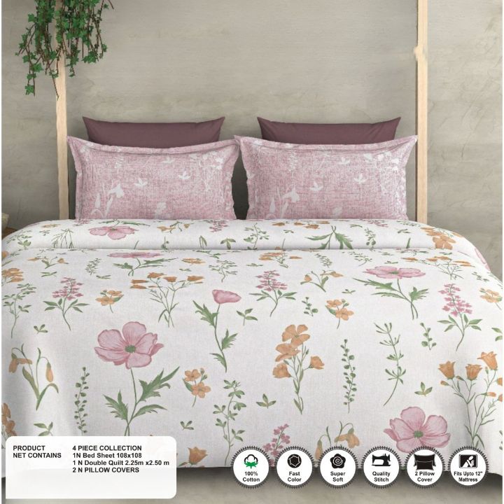 Pure Cotton King Size Dohar Set - The Gharnish - A Unit of Satkala Creations