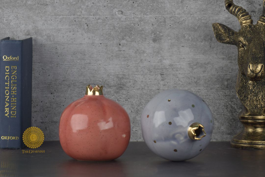 Pomegranate Small Vase - The Gharnish - A Unit of Satkala Creations
