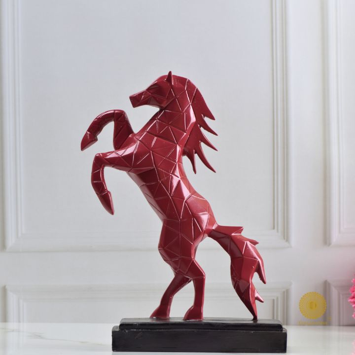Jumping Stallion Horse resin Statue - The Gharnish - A Unit of Satkala Creations