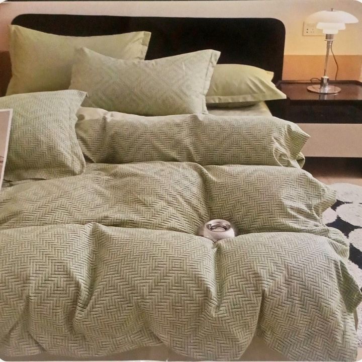 3 Pcs Double Super Soft and Breathable Bedsheet Set - The Gharnish - A Unit of Satkala Creations