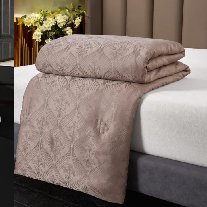 4-Piece Jacquard Fabric Comforter Set – Luxurious Elegance for Your Bedroom - The Gharnish - A Unit of Satkala Creations