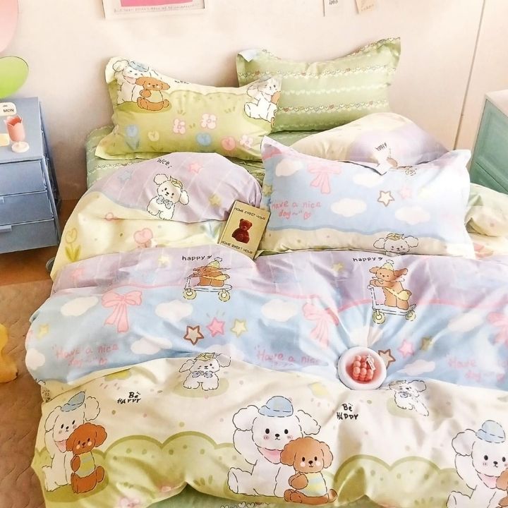 Genzee Cotton Double Bedsheet Set - The Gharnish - A Unit of Satkala Creations