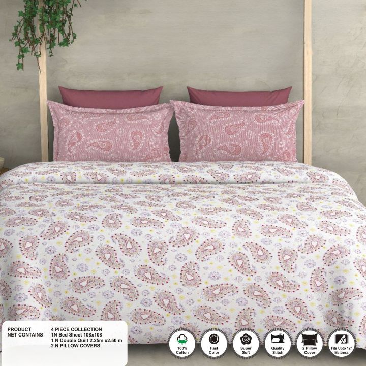 Pure Cotton King Size Dohar Set - The Gharnish - A Unit of Satkala Creations