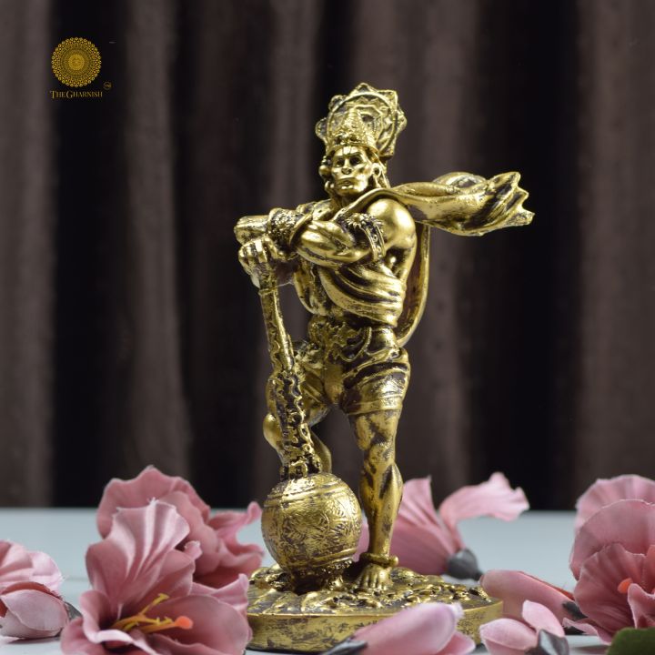 Bahubali Hanuman Ji Idol - The Gharnish - A Unit of Satkala Creations