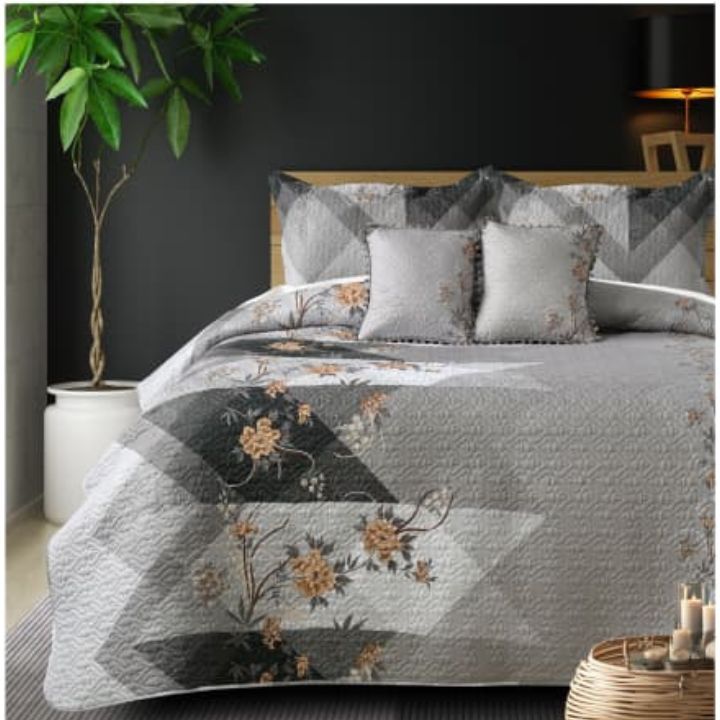 Premium & Imported 5 Pcs Quilted Bedcover Set - The Gharnish - A Unit of Satkala Creations