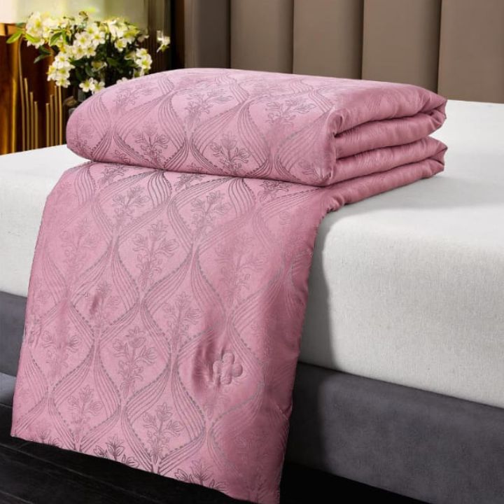 4-Piece Jacquard Fabric Comforter Set – Luxurious Elegance for Your Bedroom - The Gharnish - A Unit of Satkala Creations