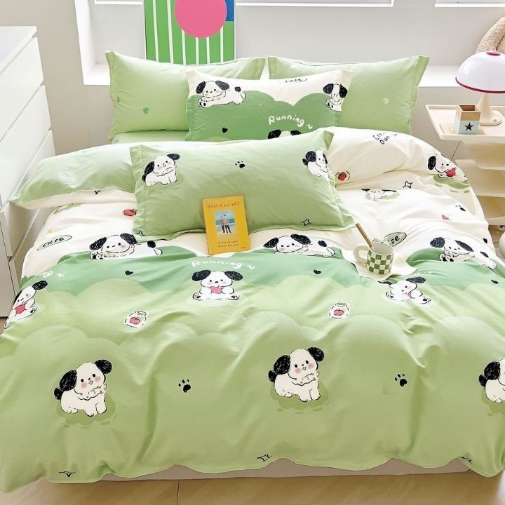 Genzee Cotton Double Bedsheet Set - The Gharnish - A Unit of Satkala Creations