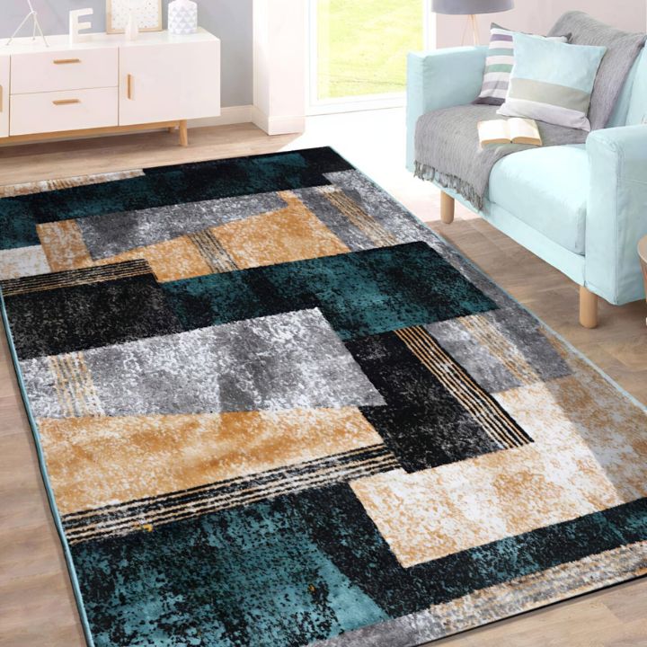 Modern Velvet Turkey Vintage Carpet - The Gharnish - A Unit of Satkala Creations
