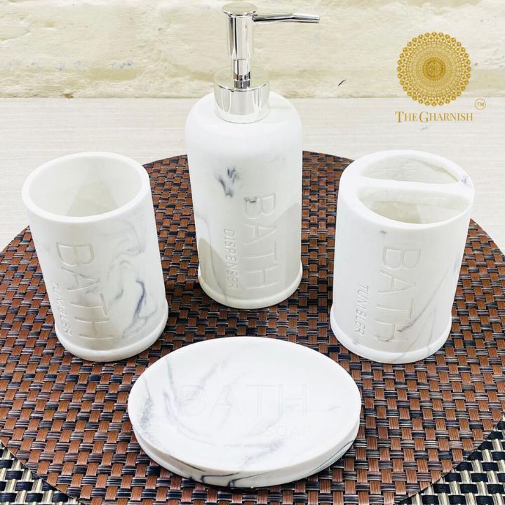 Upgrade your bathroom or kitchen with the Elegance Ceramic Dispenser Set, where beauty meets functionality. Whether you’re redecorating your home or looking for the perfect gift, this set offers timeless style and practical benefits that are sure to impress. Embrace the blend of luxury and practicality with the Elegance Ceramic Dispenser Set – a perfect addition to any modern home.