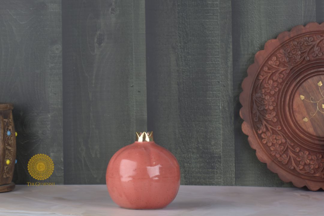 Pomegranate Small Vase - The Gharnish - A Unit of Satkala Creations