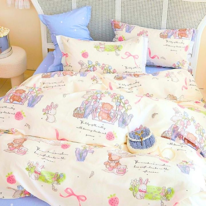 Genzee Cotton Double Bedsheet Set - The Gharnish - A Unit of Satkala Creations