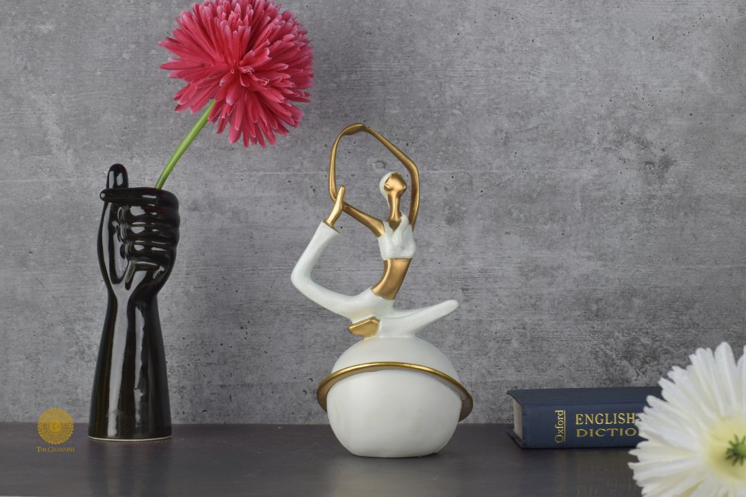 Yoga Pose Figurine - The Gharnish - A Unit of Satkala Creations