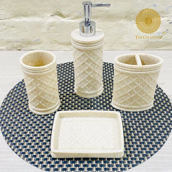 Upgrade your bathroom or kitchen with the Elegance Ceramic Dispenser Set, where beauty meets functionality. Whether you’re redecorating your home or looking for the perfect gift, this set offers timeless style and practical benefits that are sure to impress. Embrace the blend of luxury and practicality with the Elegance Ceramic Dispenser Set – a perfect addition to any modern home.