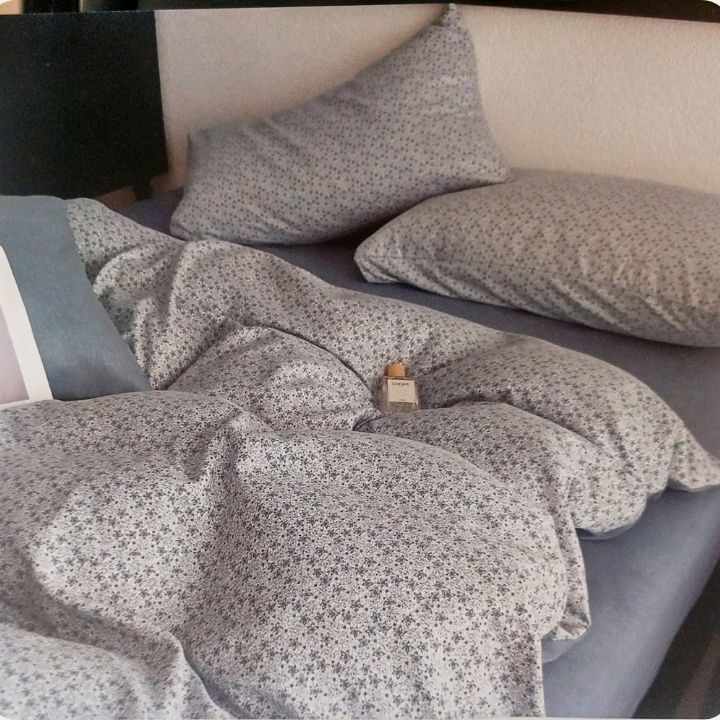 3 Pcs Double Super Soft and Breathable Bedsheet Set - The Gharnish - A Unit of Satkala Creations