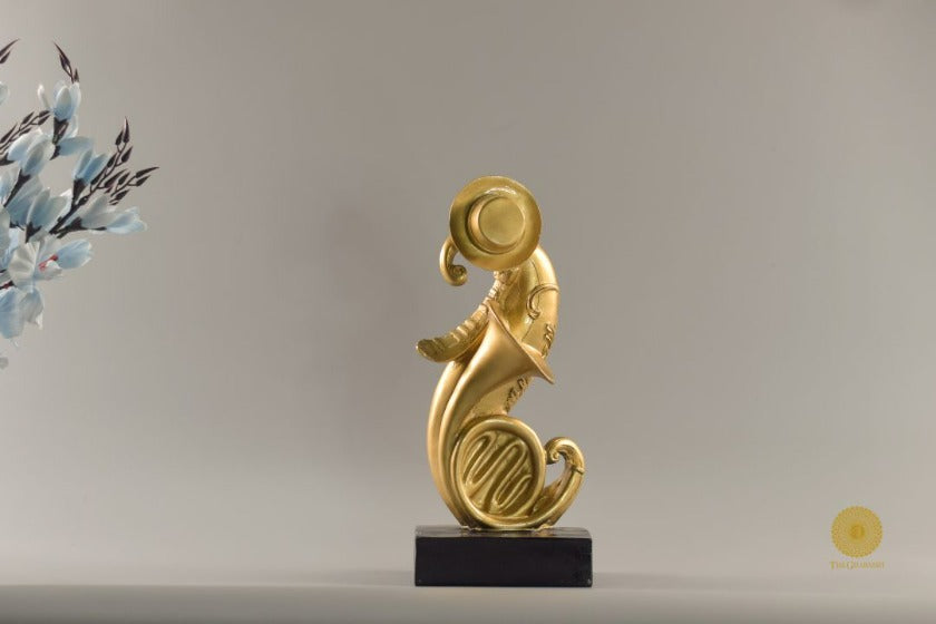Fushion Trumpet Musical Instrument Statue - The Gharnish - A Unit of Satkala Creations