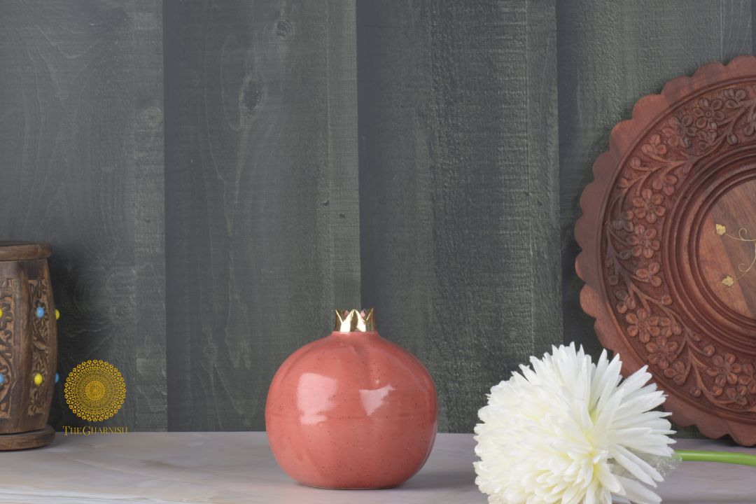 Pomegranate Small Vase - The Gharnish - A Unit of Satkala Creations