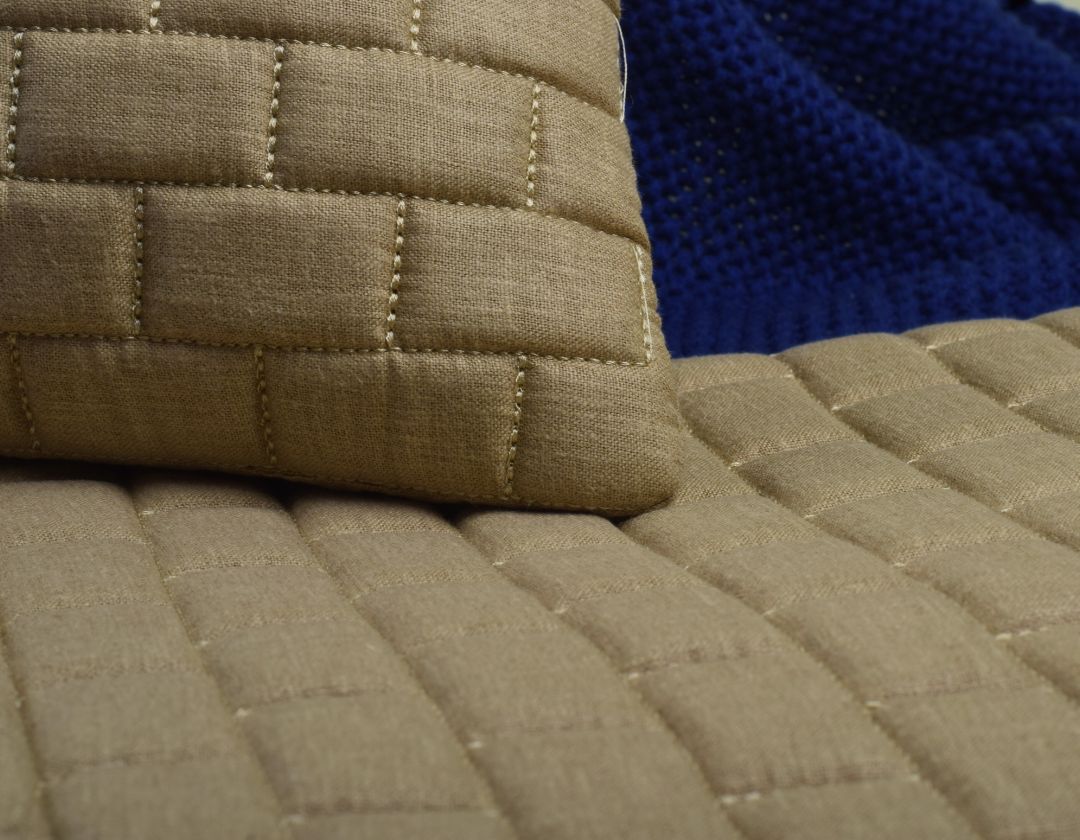 Brick Pattern Premium Heavy Cushion Cover - The Gharnish - A Unit of Satkala Creations