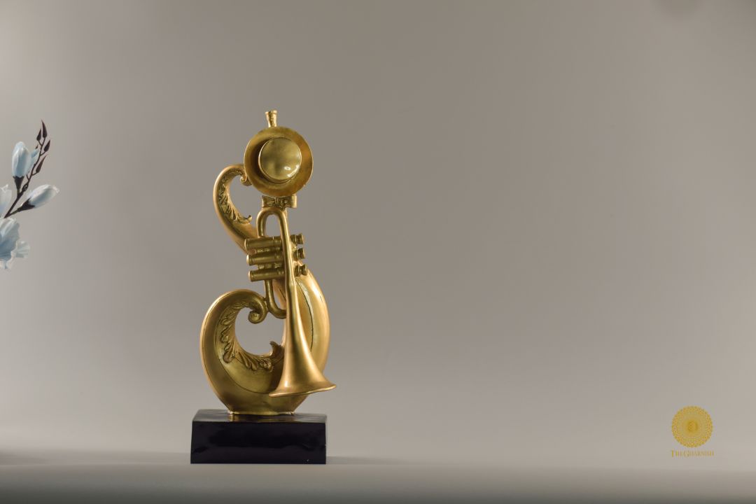 Musical Instrument Showpiece - Trumpet - The Gharnish - A Unit of Satkala Creations