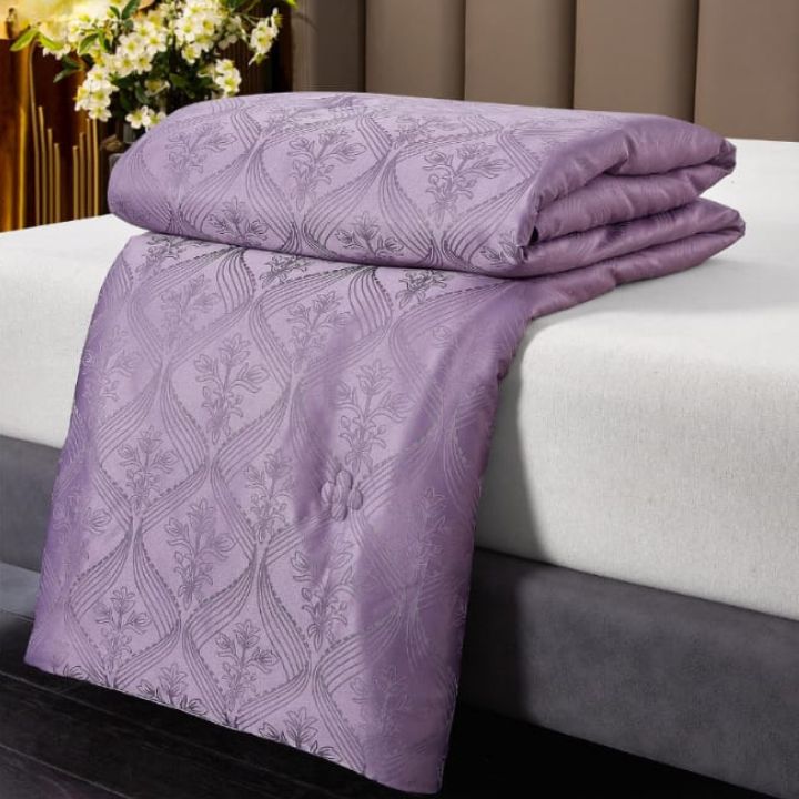 4-Piece Jacquard Fabric Comforter Set – Luxurious Elegance for Your Bedroom - The Gharnish - A Unit of Satkala Creations