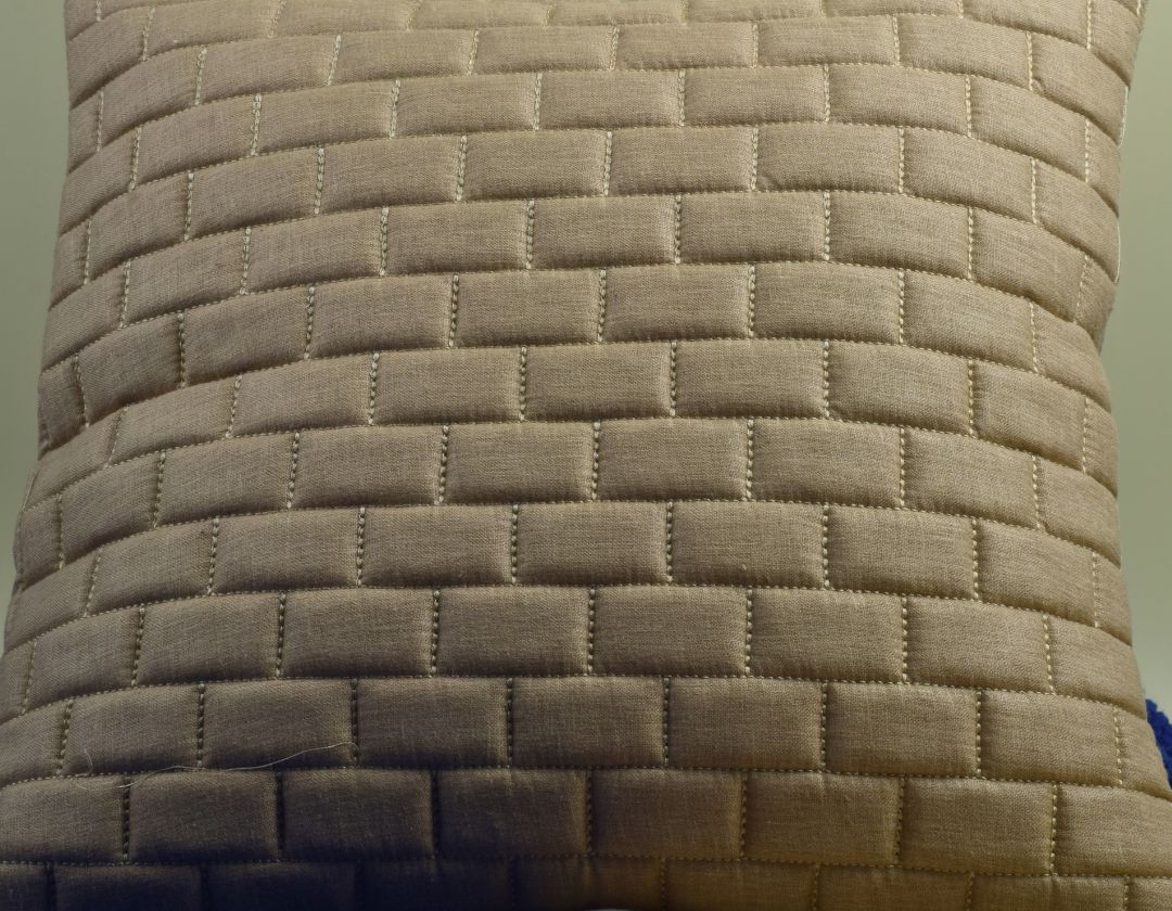 Brick Pattern Premium Heavy Cushion Cover - The Gharnish - A Unit of Satkala Creations