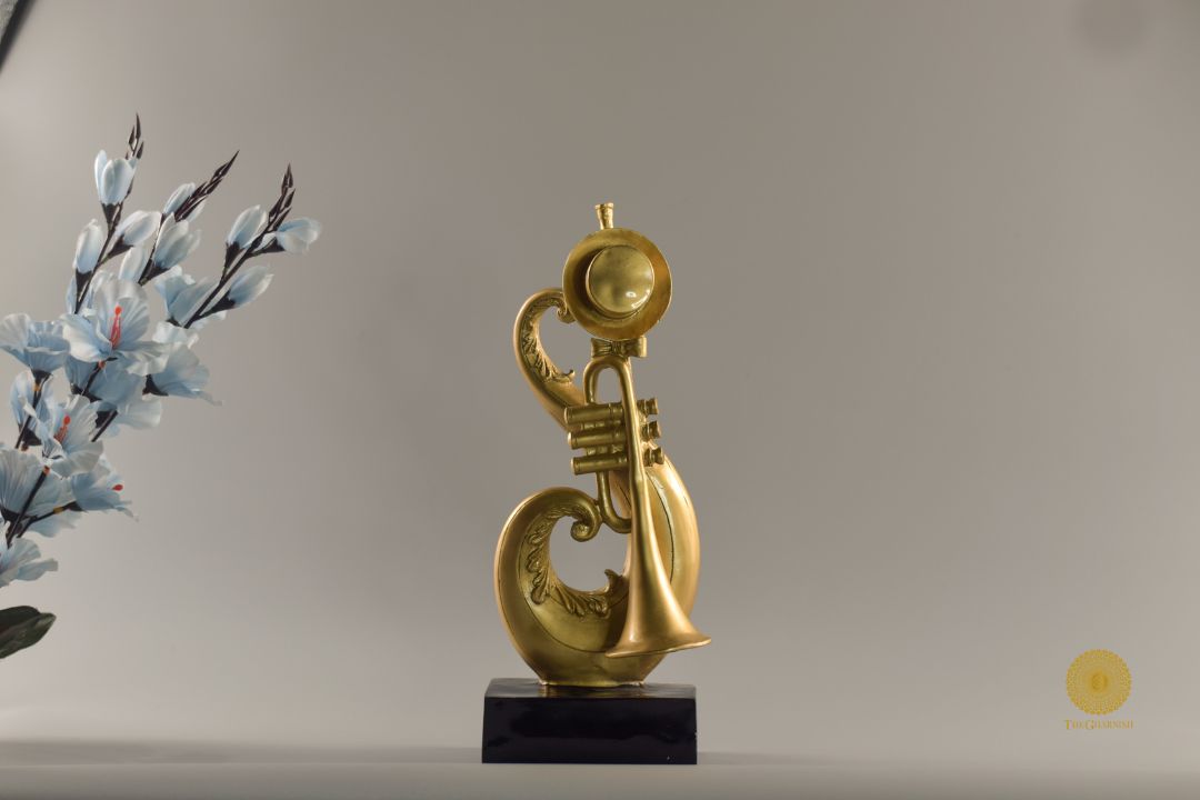Musical Instrument Showpiece - Trumpet - The Gharnish - A Unit of Satkala Creations