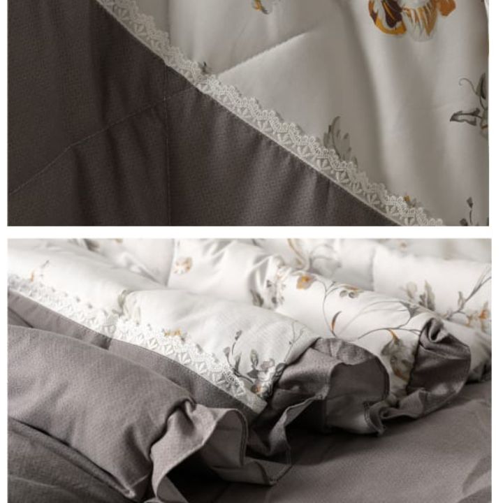 Divine King Size 4 Pcs Comforter Set - The Gharnish - A Unit of Satkala Creations