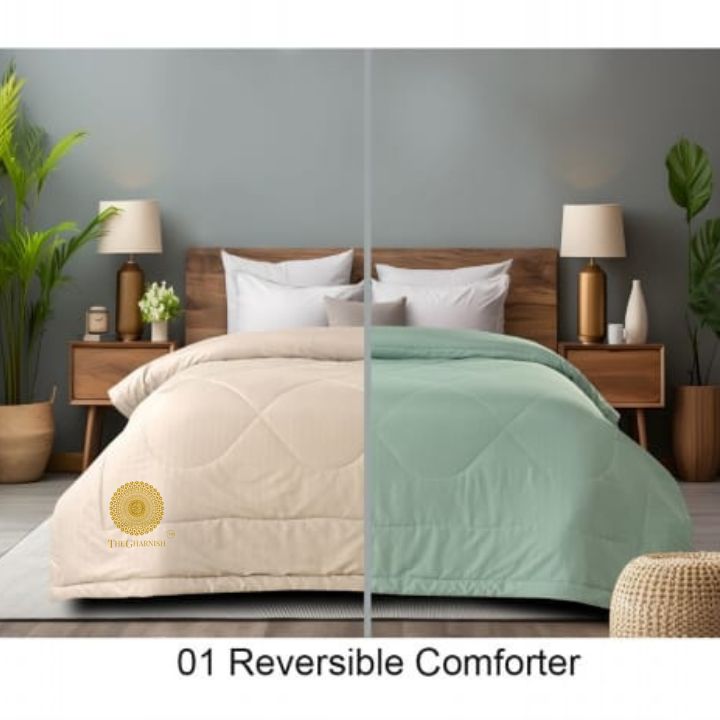 Supersoft Imported  Ac Double Bed Reversible Comforter - The Gharnish - A Unit of Satkala Creations