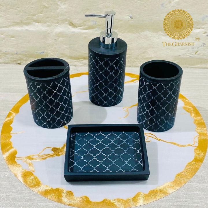 Upgrade your bathroom or kitchen with the Elegance Ceramic Dispenser Set, where beauty meets functionality. Whether you’re redecorating your home or looking for the perfect gift, this set offers timeless style and practical benefits that are sure to impress. Embrace the blend of luxury and practicality with the Elegance Ceramic Dispenser Set – a perfect addition to any modern home.