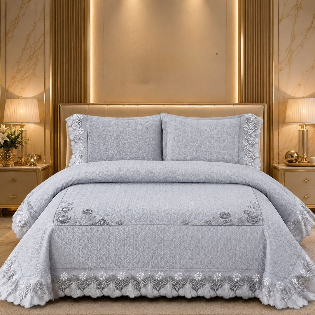 Lacendria Most Luxurious Quilted Bedcover Set