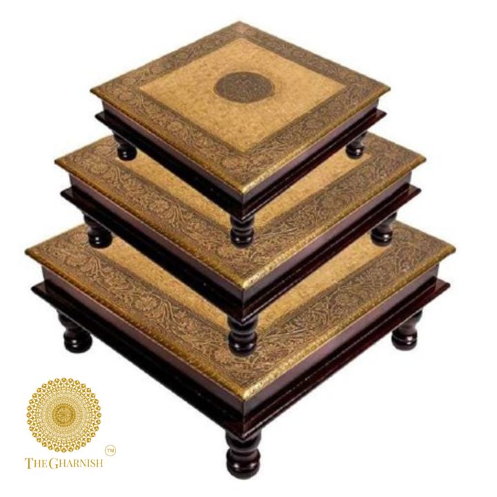Decorative Brass bajot - The Gharnish - A Unit of Satkala Creations