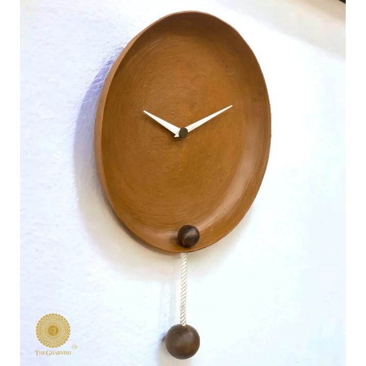 Pendulam Wall Clock - The Gharnish - A Unit of Satkala Creations