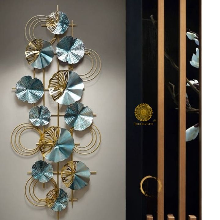 Elegant Flowers Panel Wall Art (48x21 Inches) - The Gharnish - A Unit of Satkala Creations