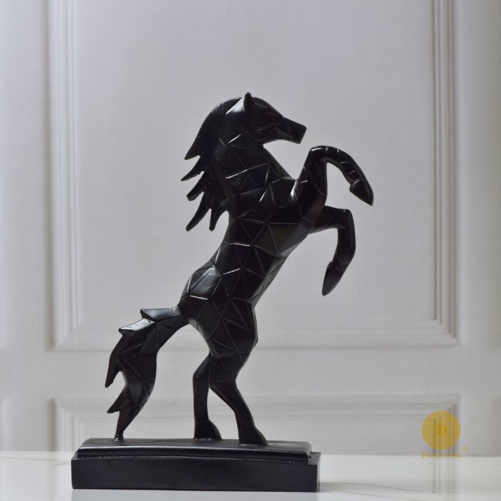 Jumping Stallion Horse resin Statue - The Gharnish - A Unit of Satkala Creations