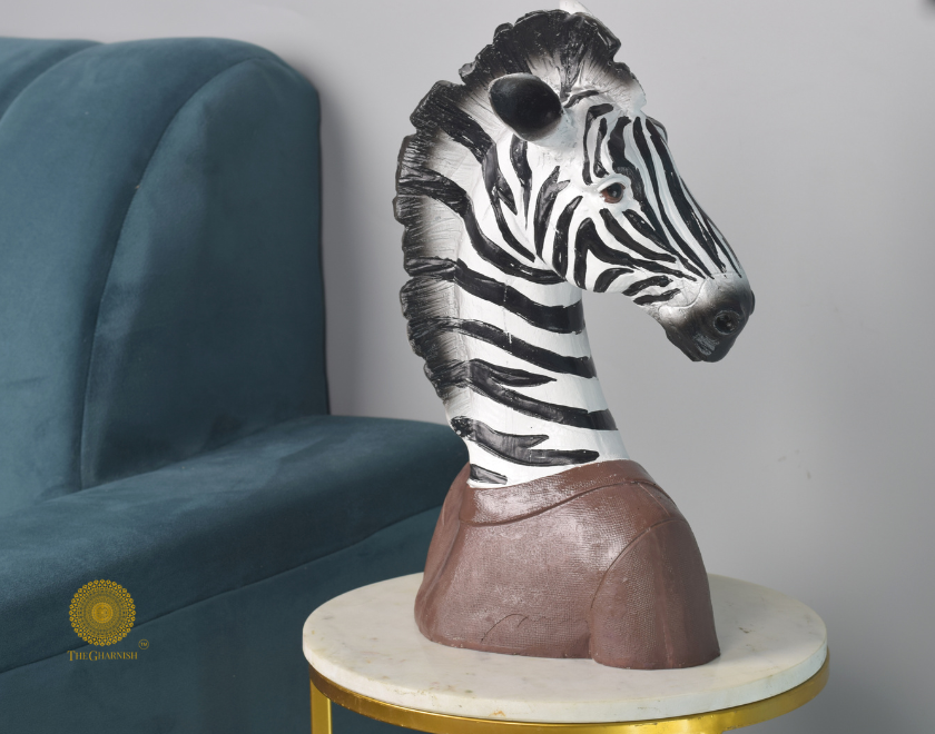 Gentleman Zebra Face Figurine - The Gharnish - A Unit of Satkala Creations