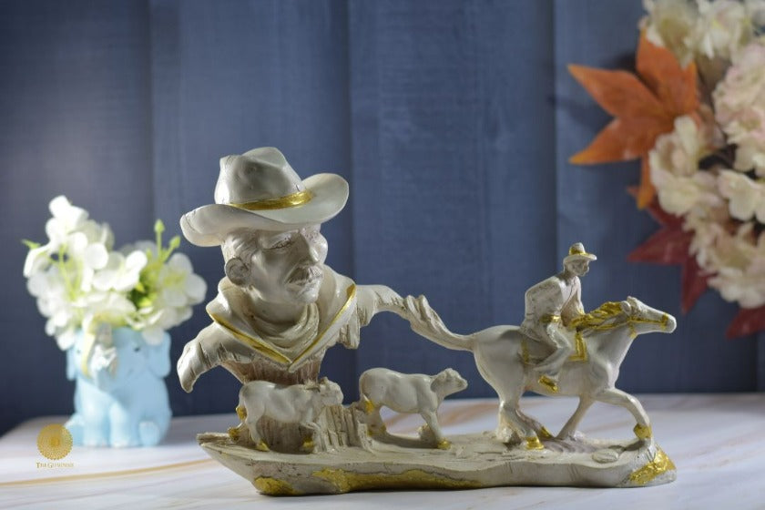 Cowboy Action Figurine - The Gharnish - A Unit of Satkala Creations