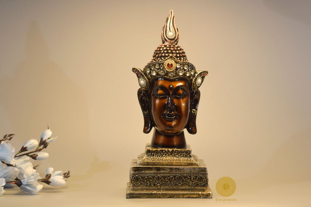 Meditative Buddha Figurine Accent - The Gharnish - A Unit of Satkala Creations