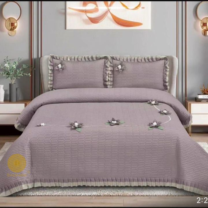 Goosebumps King Size 3 Pcs Bedding Set - The Gharnish - A Unit of Satkala Creations