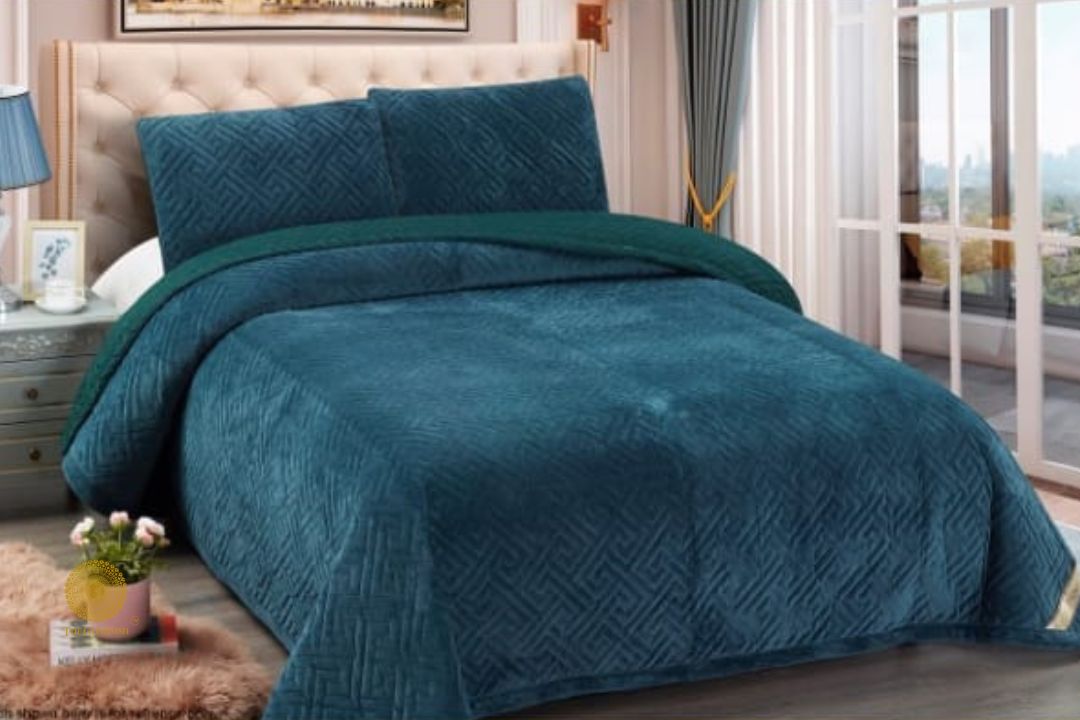 Homy Premium Reversible Quilted Bedcover - The Gharnish - A Unit of Satkala Creations