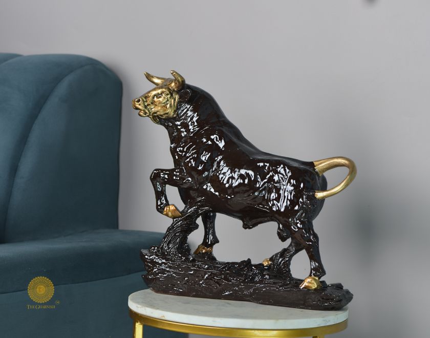 Charging Bull Statue - Big - The Gharnish - A Unit of Satkala Creations