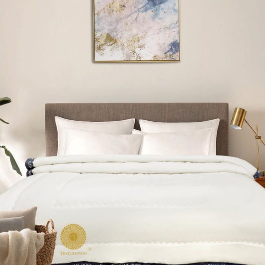 Elegant Comforters With Embroidery - The Gharnish - A Unit of Satkala Creations