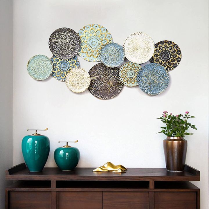 Designed Plated Metallic Wall Art (48x22 Inches) - The Gharnish - A Unit of Satkala Creations