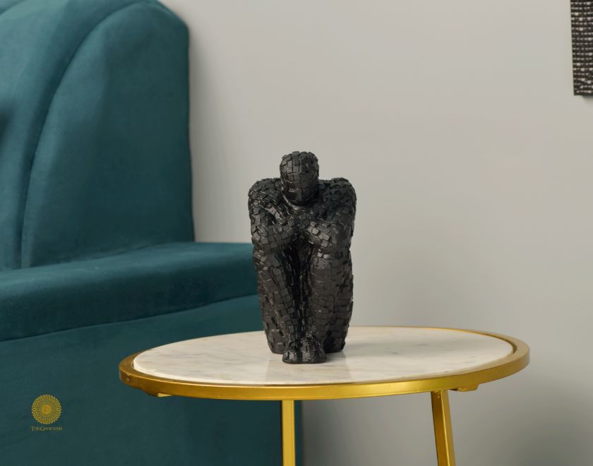 Handcrafted Man Home Living Artpiece (3x4x8 Inches) - The Gharnish - A Unit of Satkala Creations