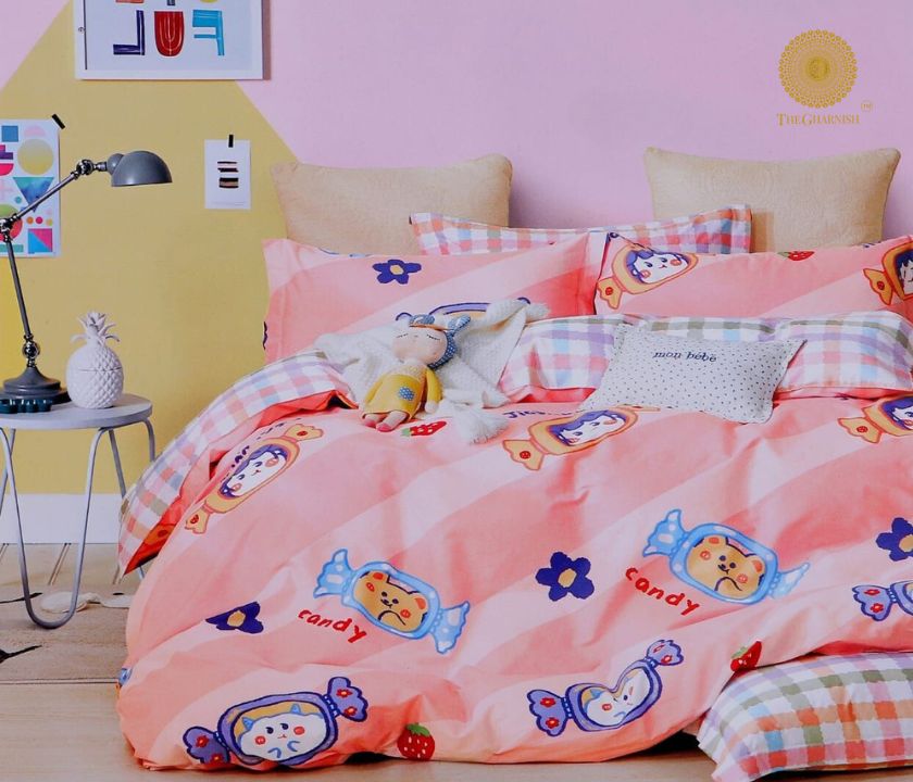 Pink for Princess Bedding Set - The Gharnish - A Unit of Satkala Creations