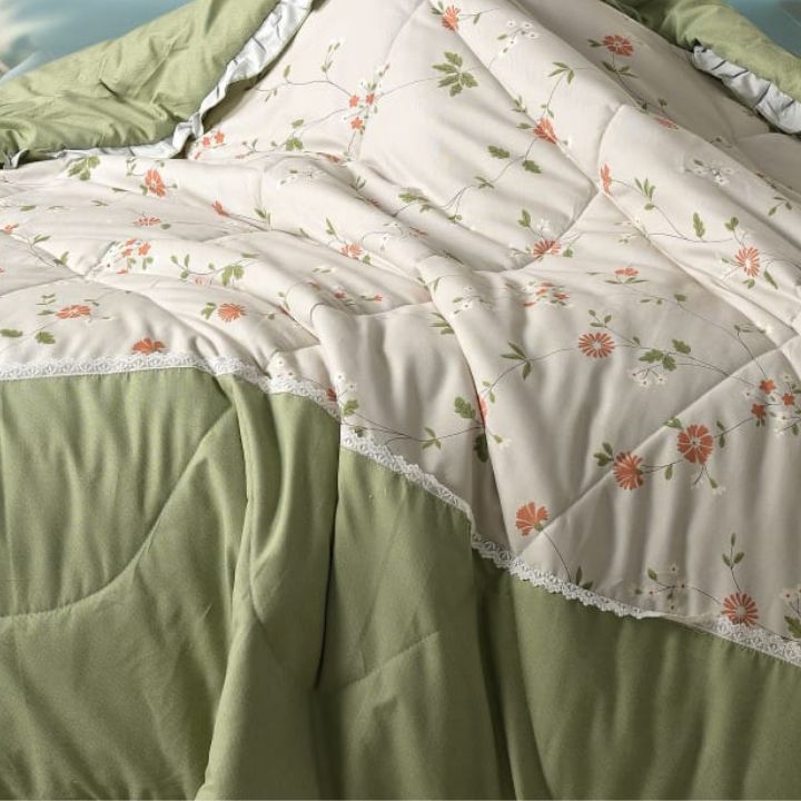 Divine King Size 4 Pcs Comforter Set - The Gharnish - A Unit of Satkala Creations